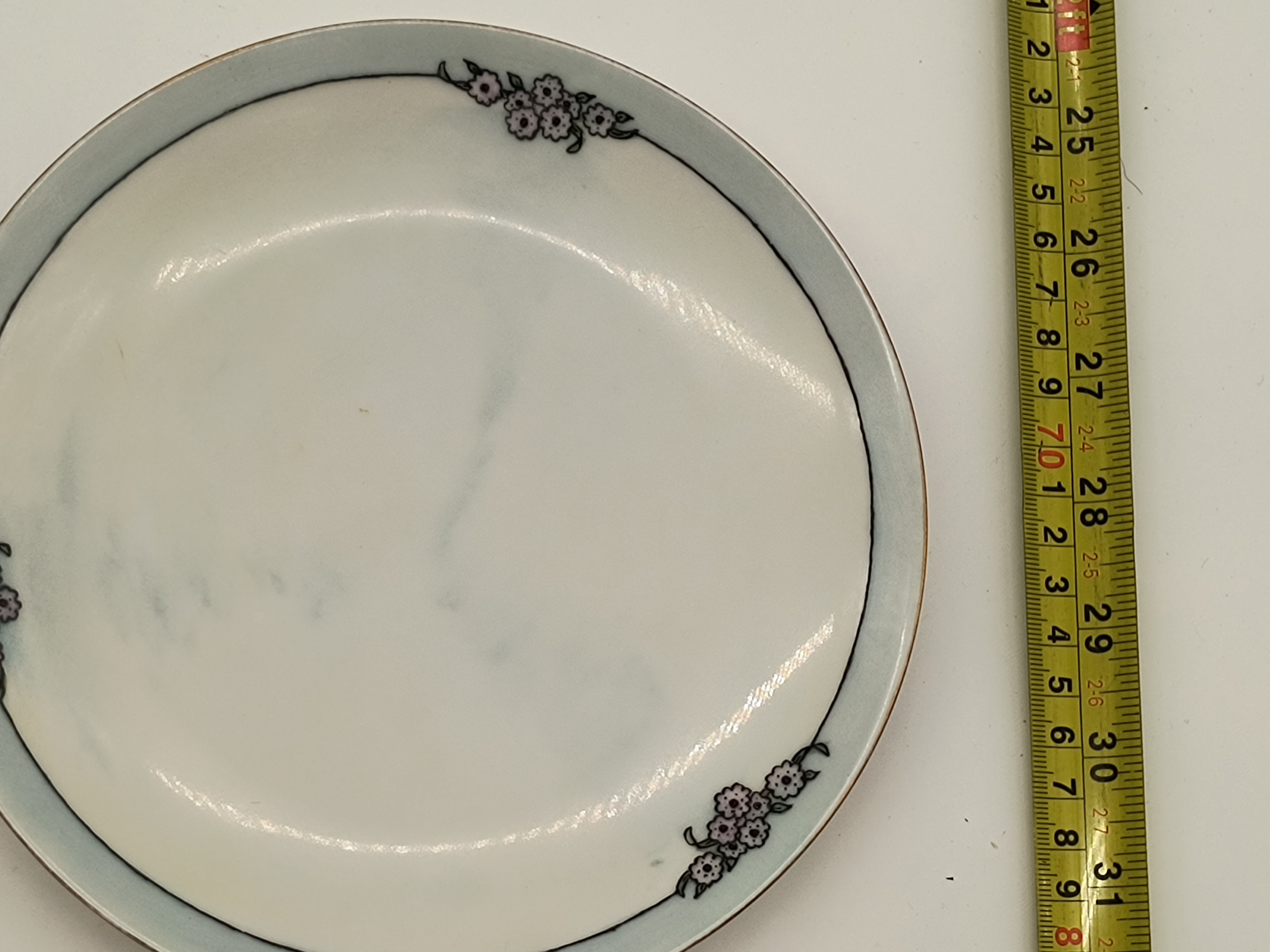 8" Plate - Antique Bavaria - Thomas- porcelain plate