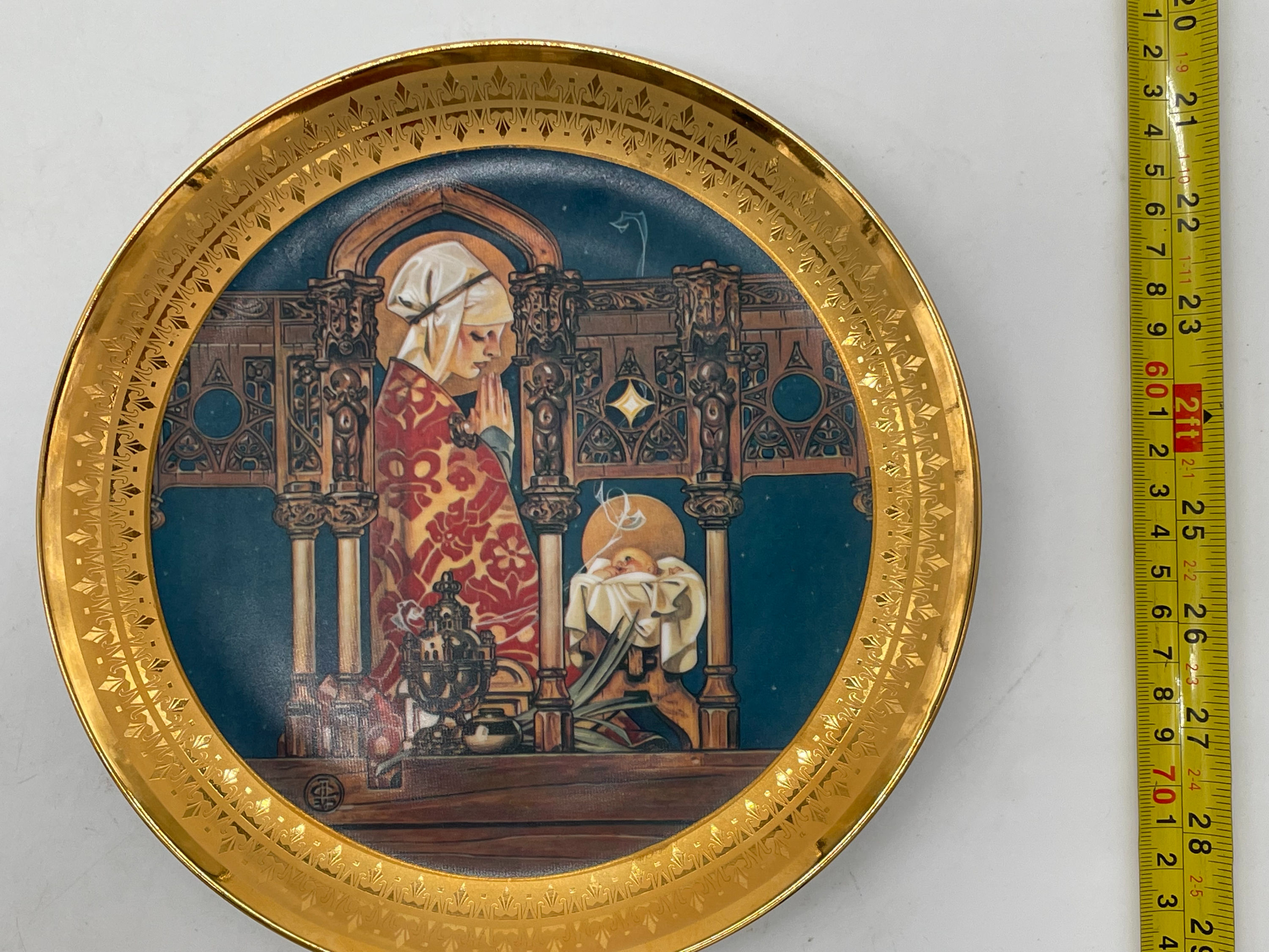 9" Plate - "Most Precious Gift" - Plate 3 of "The Classic Christmas collection"
