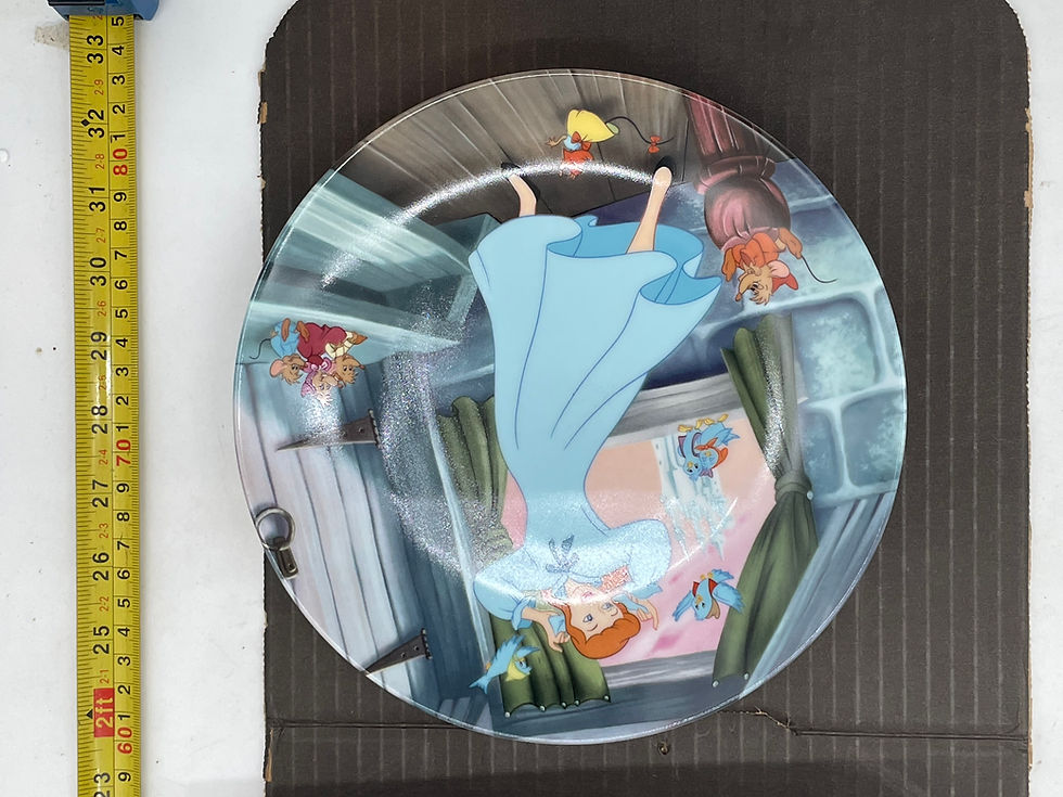Thumbnail: 8" Plate - "Oh SIng Sweet Nightingale" 3rd in Walt Disney's Cinderella 1989