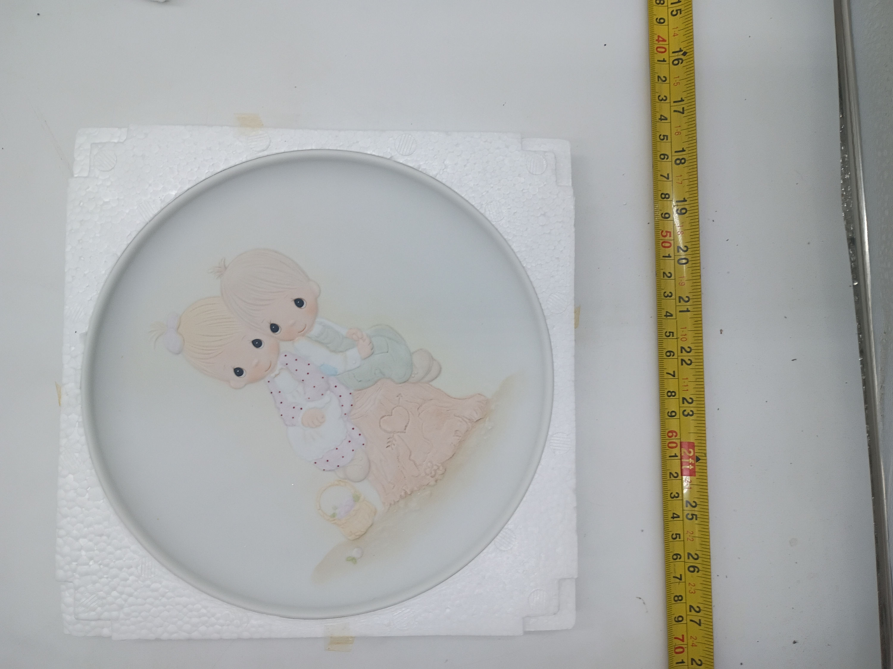 8" Plate - "Love One Another" - Precious Moments - Inspired Thought Series