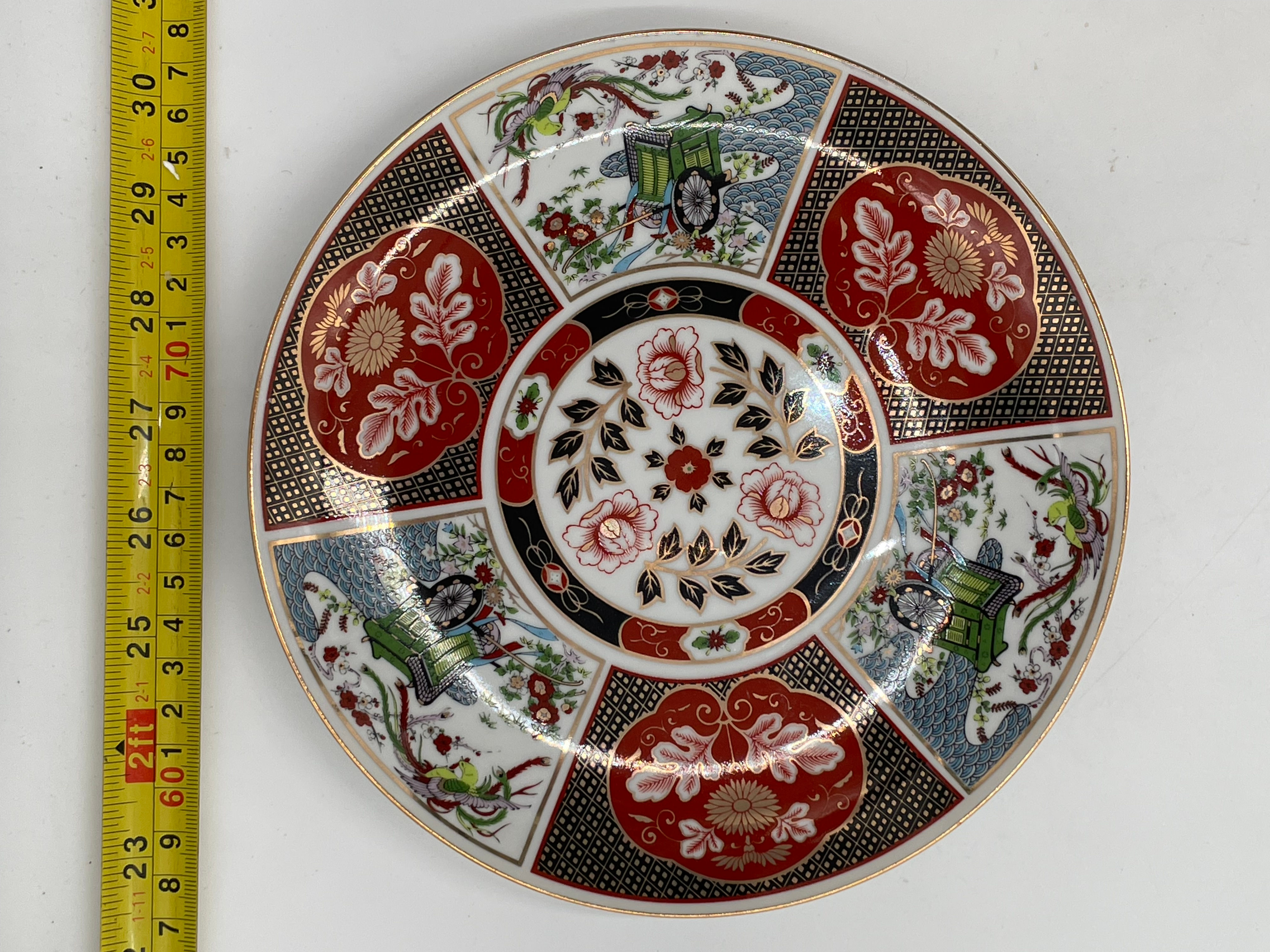 8" Vintage Japanese Imari porcelain - Made in Japan