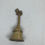 Thumbnail: 4" tall Antique bell- possibly rabbit figure on top