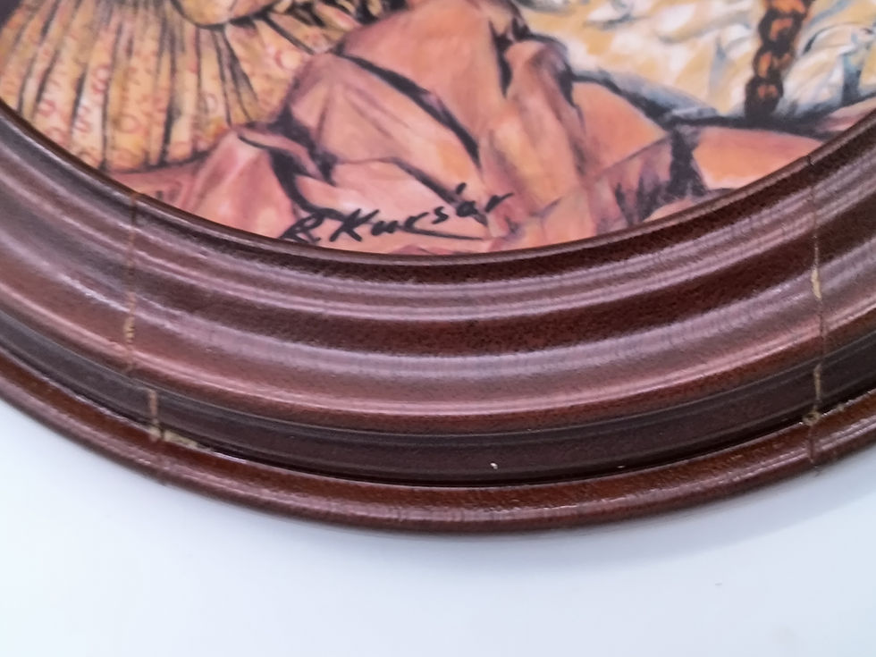 Thumbnail: 8" Plate - "Melanie Gives Birth" 6th issue in Gone With The Wind Series