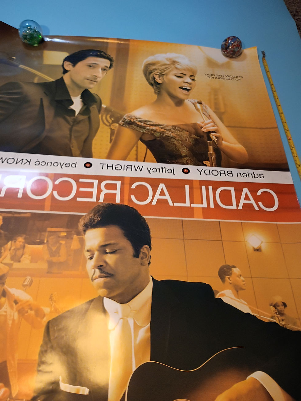 Thumbnail: Approx 27" x 39" Movie poster "Cadillac Records" TriStar- Property of Sony