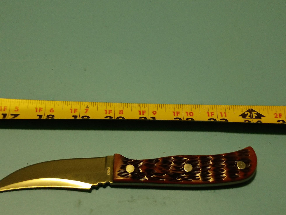 Thumbnail: 7" Knife overall- HQ Stainless steel blade, stainless steel Deldren handle Frost