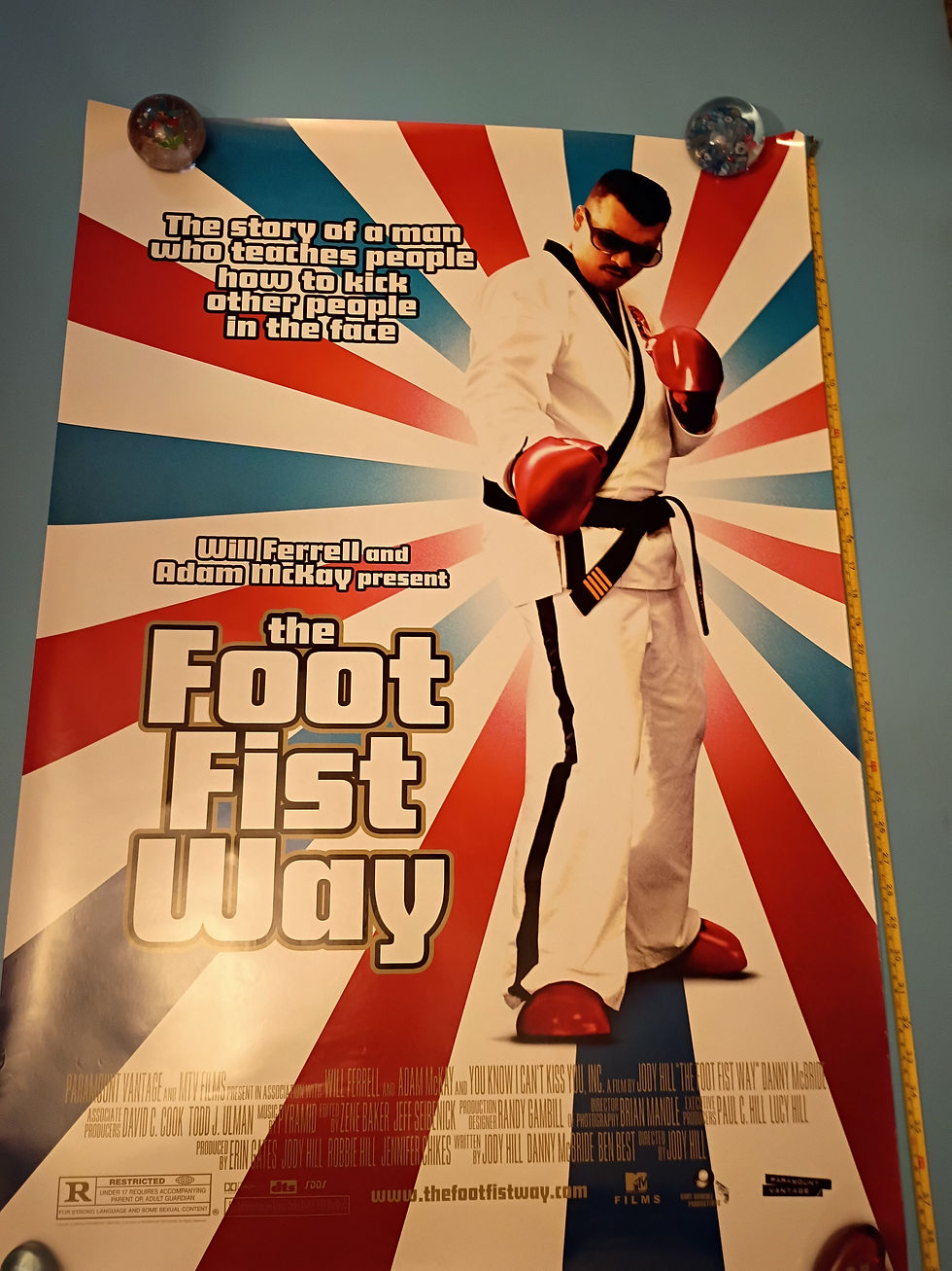 Thumbnail: Approx 27"x 39" Movie poster "The Foot Fist Way" Mtv Films