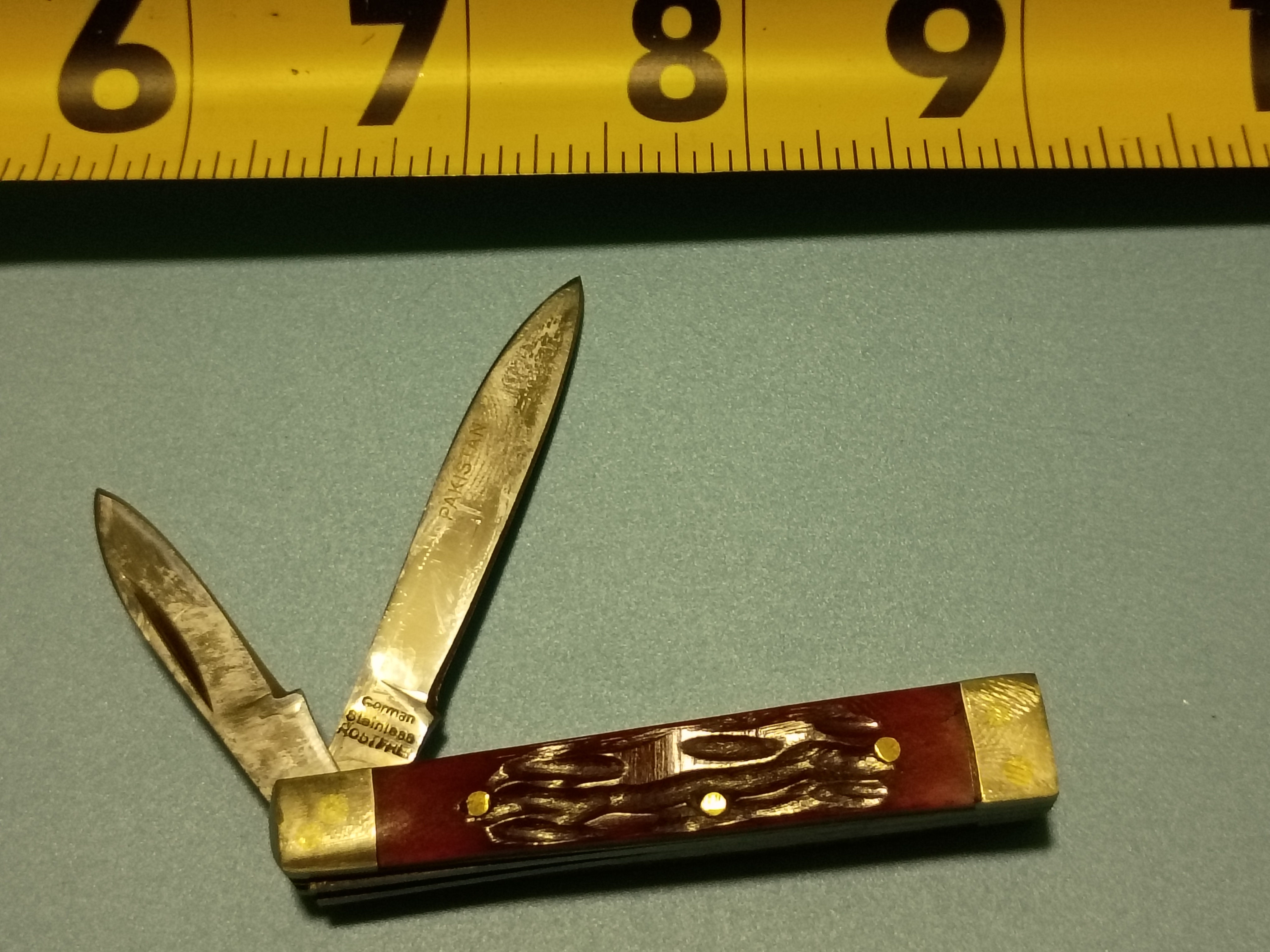 2.5"closed -Folding knife- German stainless steel blade - Frost Cutlery Shield