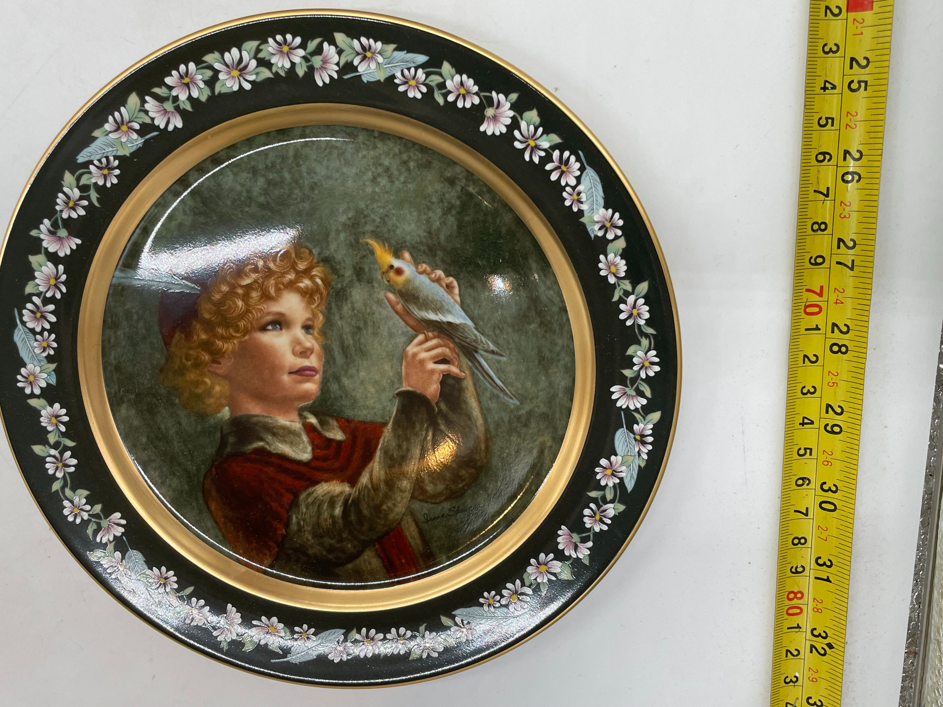 8" plate- "Robin Hood" by Irene Spencer and Pickard