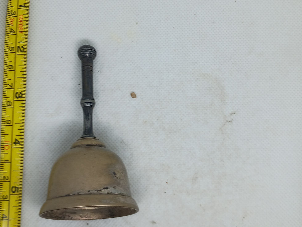 Thumbnail: 3.5" tall vintage metal bell