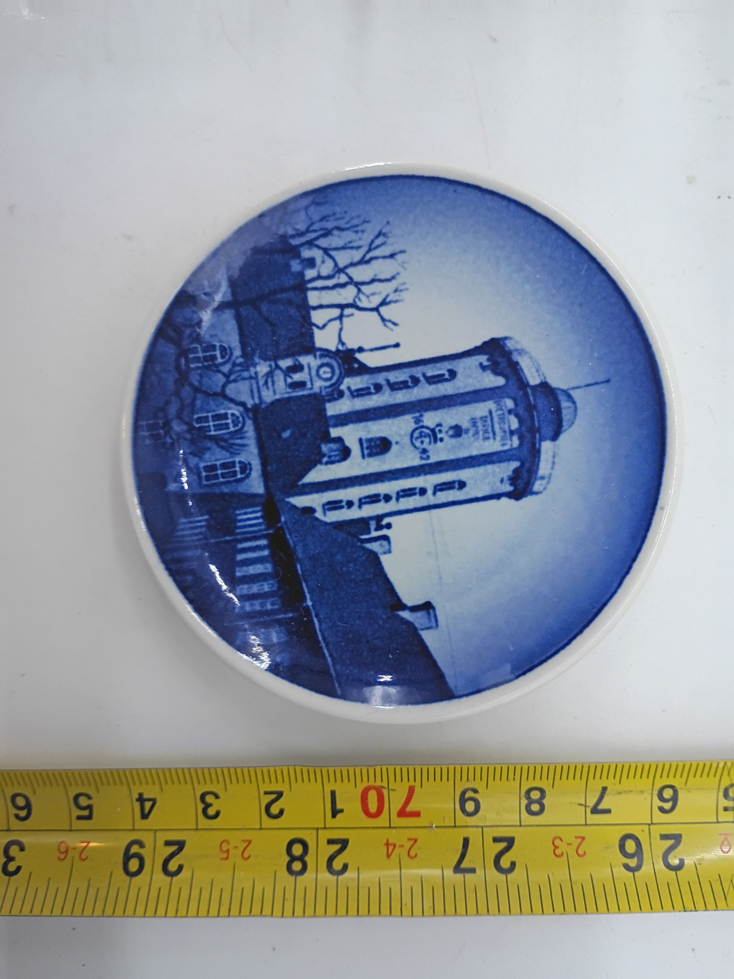 3" Plate - This is a Royal Copenhagen "Round Tower"