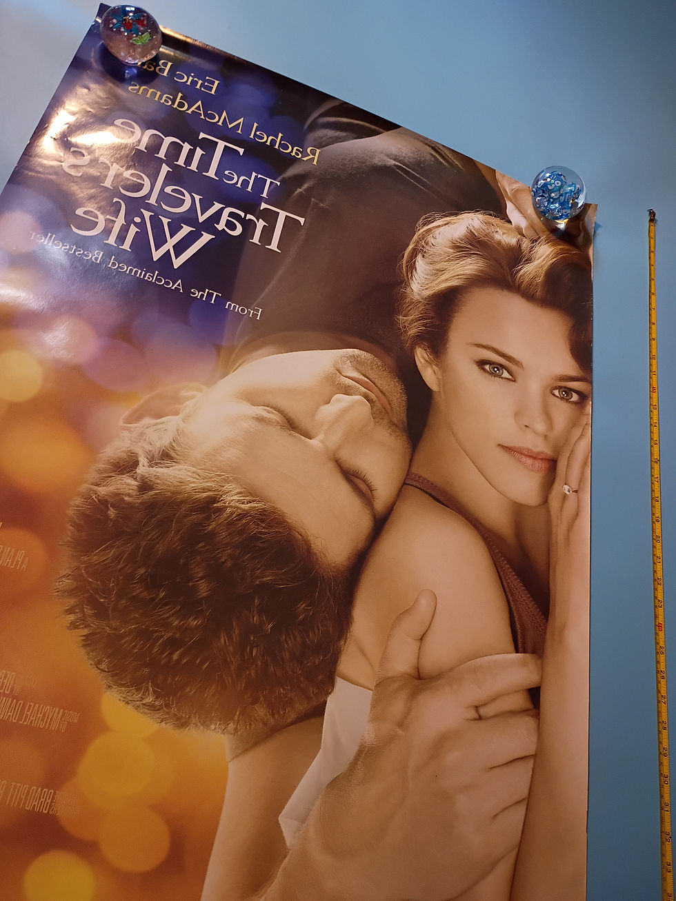 Thumbnail: Approx. 27"x 39" Movie poster "The Time Traveler's Wife" New Line Cinema