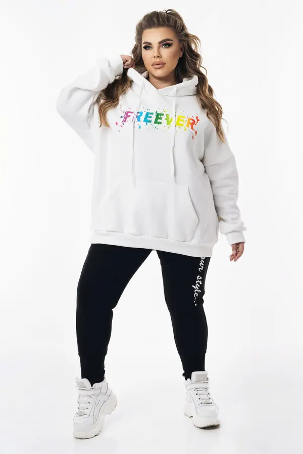 Прев'ю: Толстовка жіноча Freever WF 5409 біла
