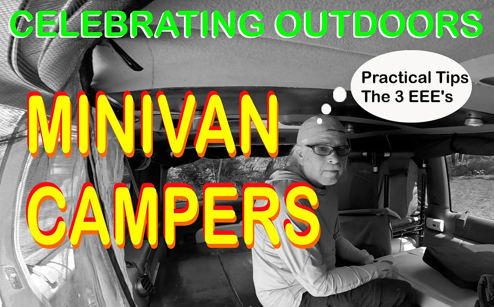 Minivan Campers - Practical Tips