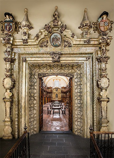 La biblioteca Palafoxiana. Puebla. México