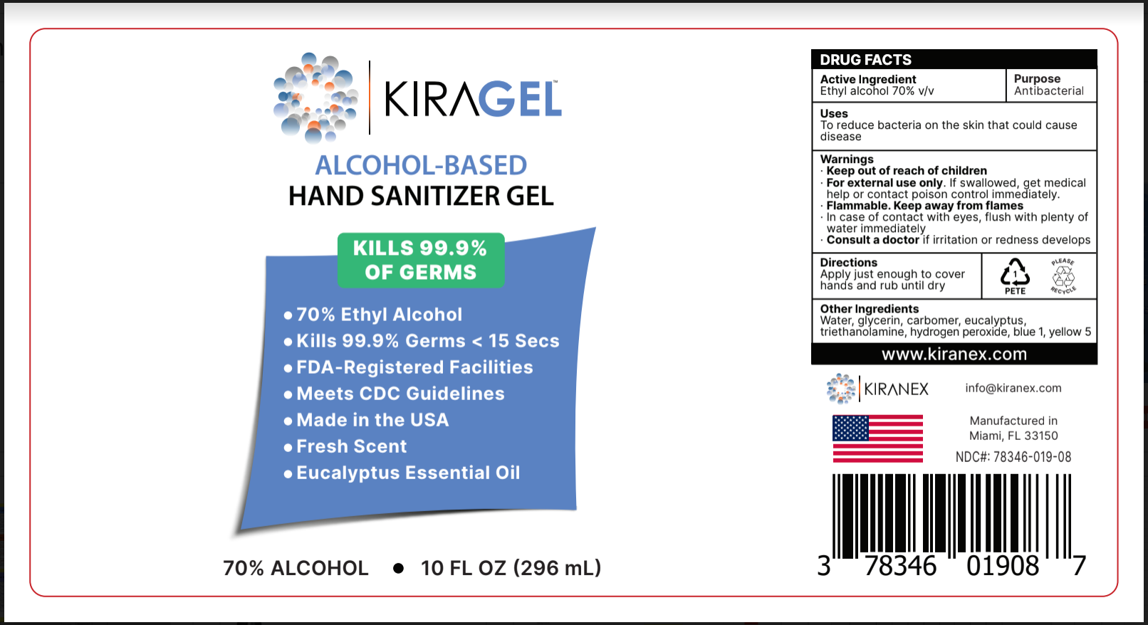 Case of 10oz KiraGel™ (20 ct.)
