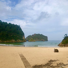 Atardecer en la playa de la Franca