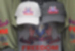 Custom Embroidered Hats 250 Years of Freedom T-Shirt Created by B-CO Creations, LLC®