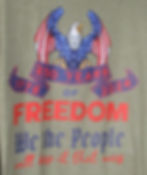 Custom Printed 250 Years of Freedom T-Shirt Created by B-CO Creations, LLC®