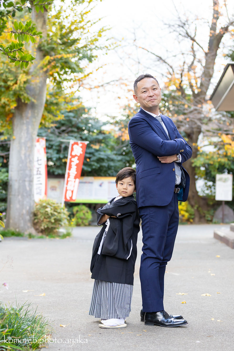 鷺宮八幡神社さんでの七五三出張撮影