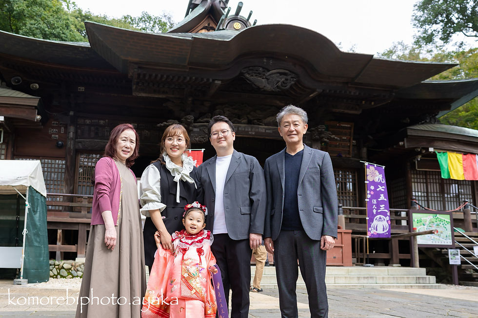 深大寺さんでの七五三出張撮影