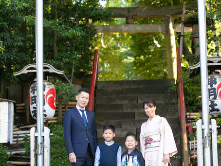 七五三出張撮影@三鷹牟礼神明社