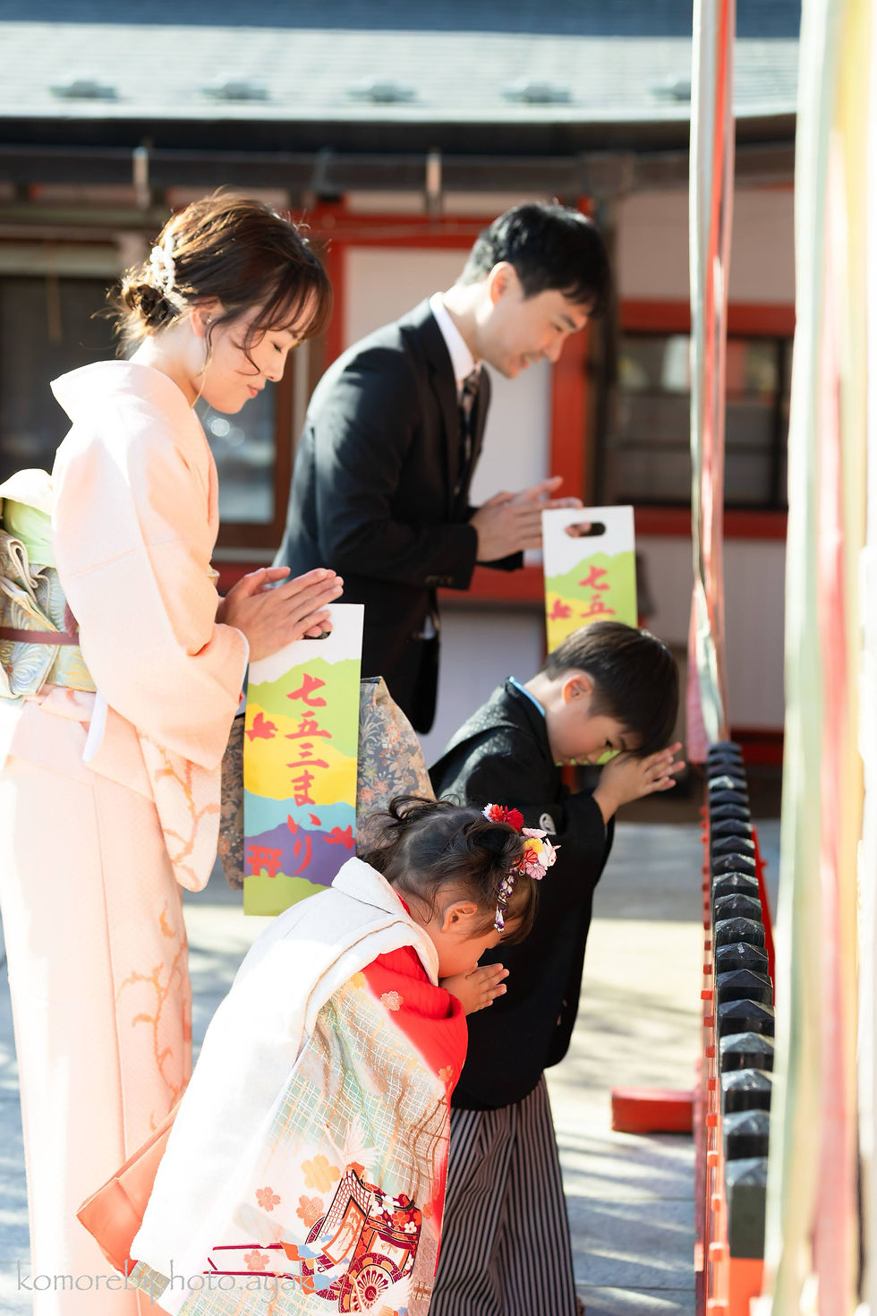 東伏見稲荷神社さんでの七五三出張撮影