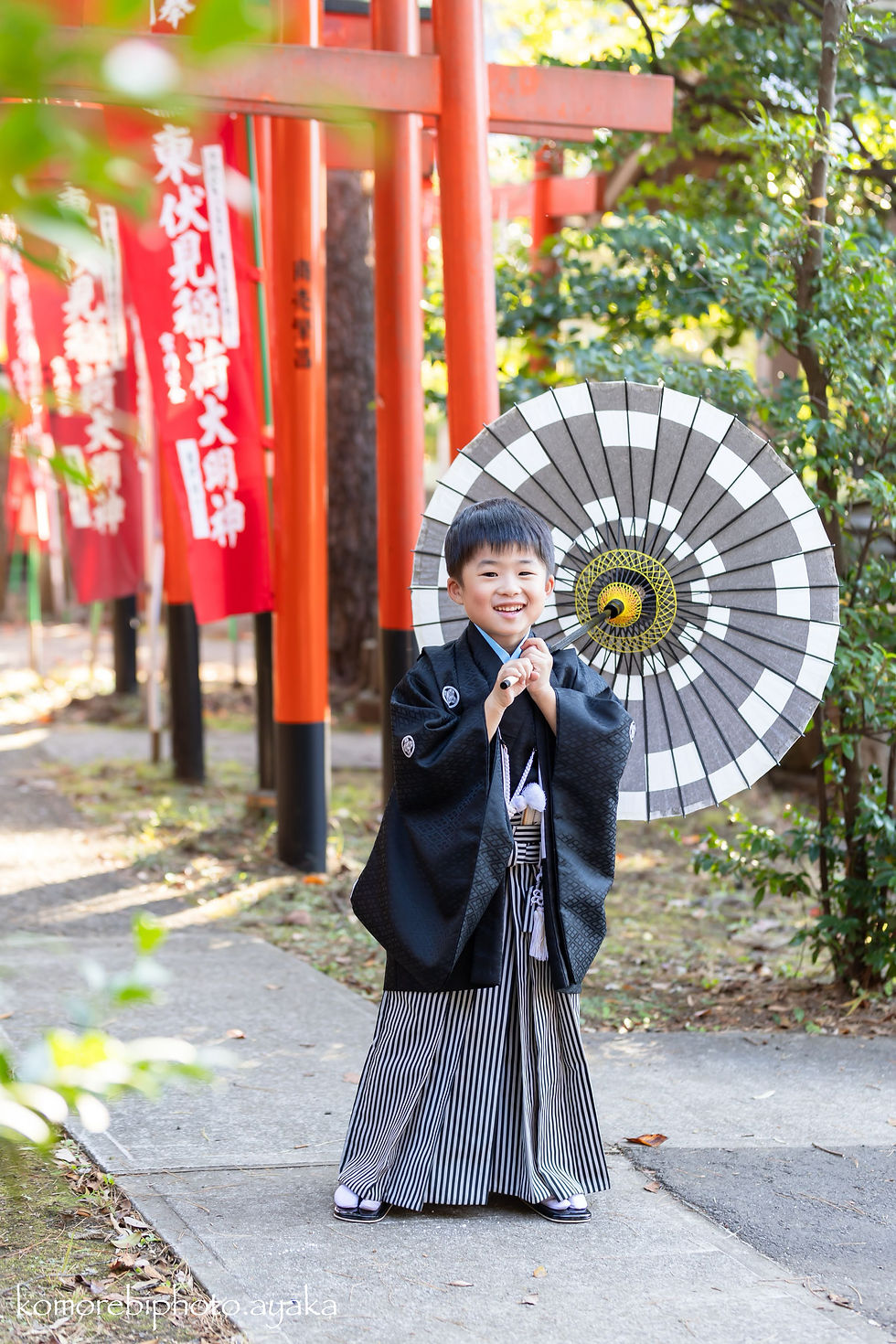 東伏見稲荷神社さんでの七五三出張撮影