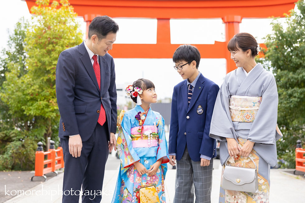 東伏見稲荷神社さんでの七五三出張撮影