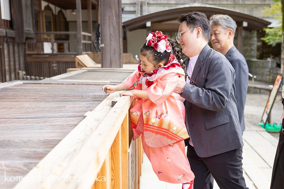 深大寺さんでの七五三出張撮影