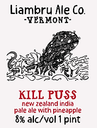 Kill Puss, NZ IPA, pineapple