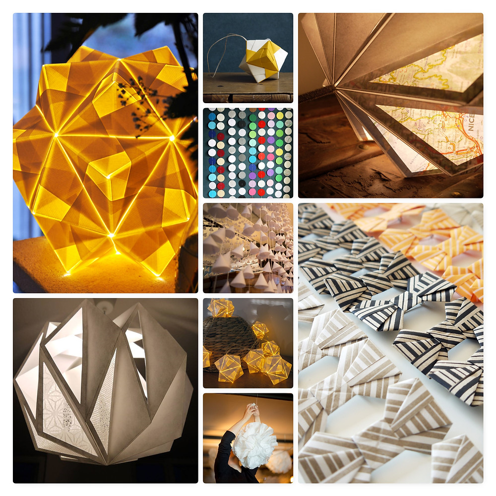 Guirlande lumineuses en origami by Limyla