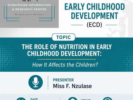 SIRC to Host Seminar on Nutrition and Early Childhood Development