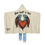 Thumbnail: Your Heart Is Free - Heart Wings - Hooded Blanket