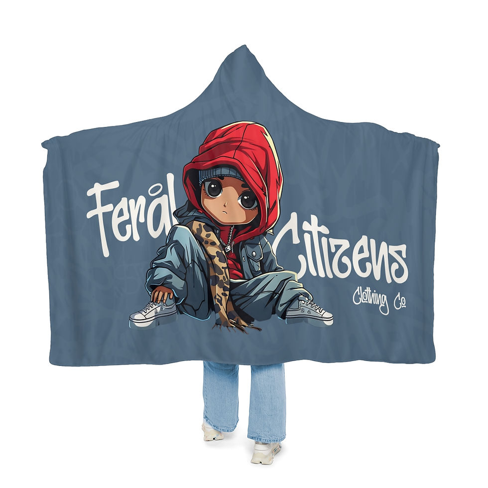 Feral Citizens: Little Homie #5 - Hooded Blanket