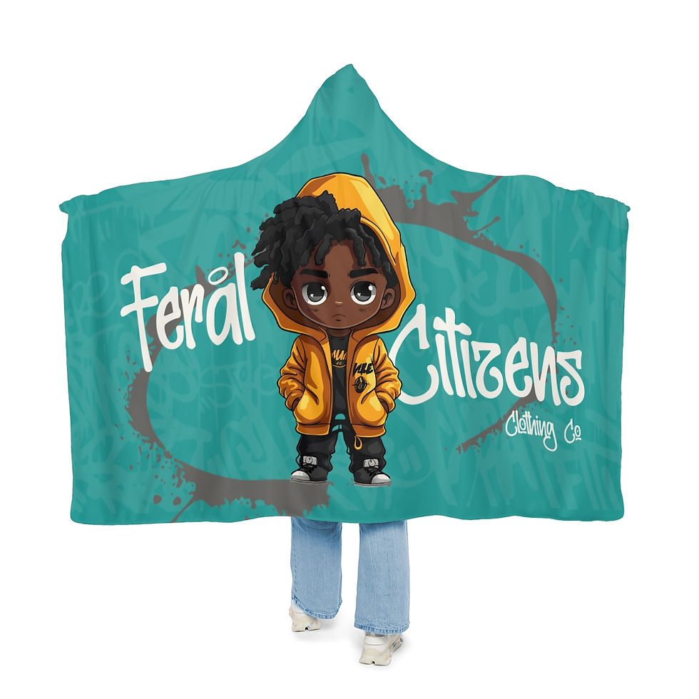 Feral Citizens: Little Homie #2 - Hooded Blanket