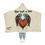 Thumbnail: Your Heart Is Free - Heart Wings - Hooded Blanket