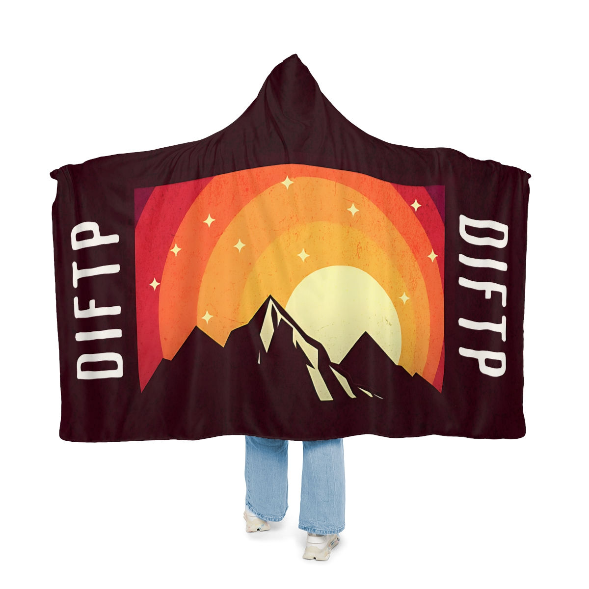 DIFTP Mountain Scene - Hooded Blanket