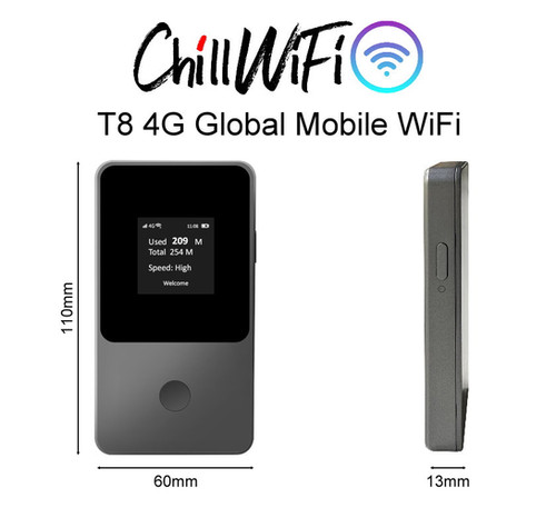 ChillWiFi T8 4G Global Mobile WiFi 環球WiFi蛋| EZEGG WIFI 