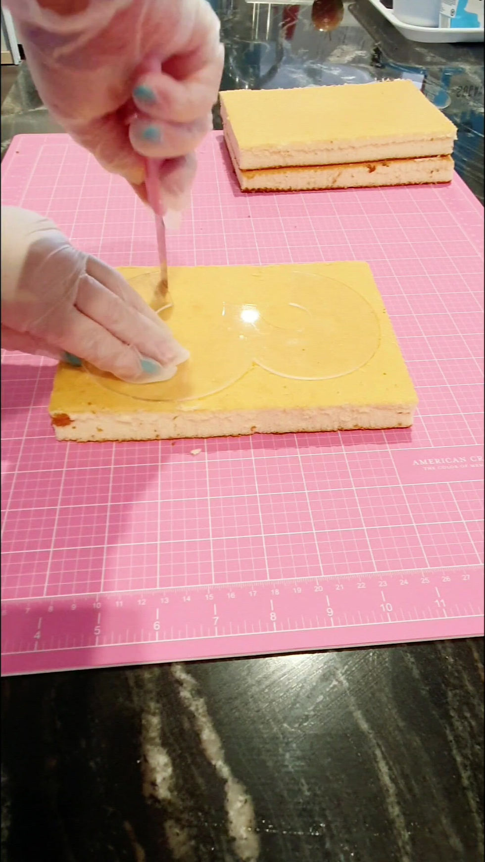 Thumbnail: LARGE NUMBER - ACRYLIC CAKE TEMPLATE