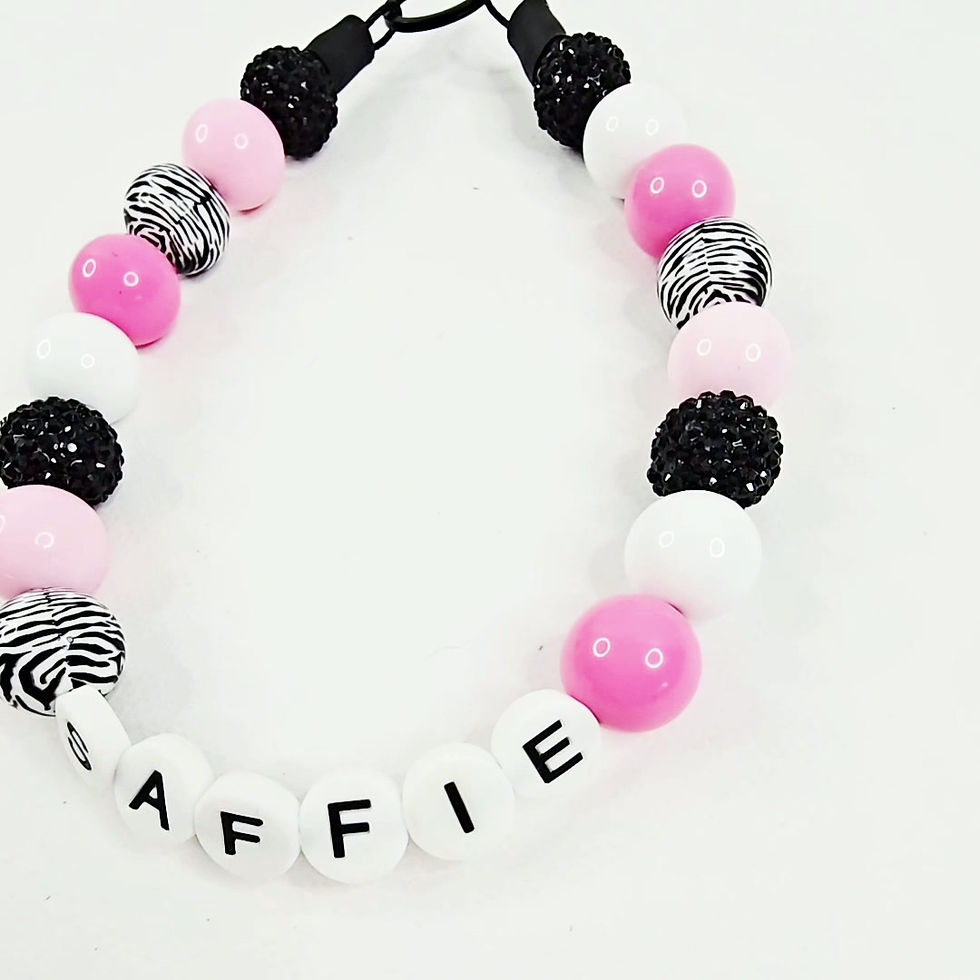 Thumbnail: CUSTOM MINI PAWS FURIENDSHIP - 15MM BEADED COLLAR