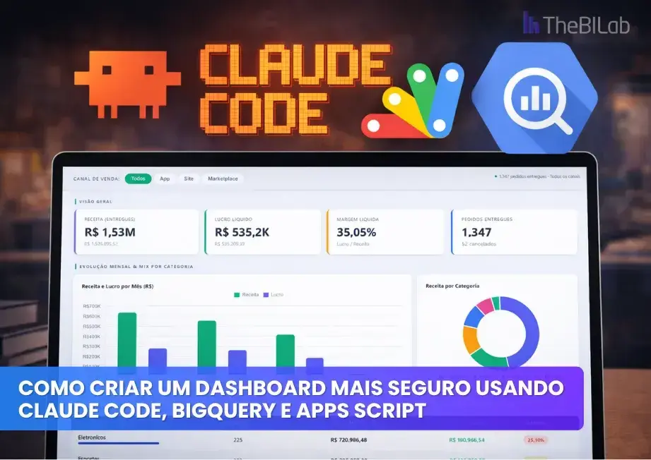Como Criar um Dashboard mais SEGURO usando Claude Code, BigQuery e Apps Script