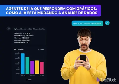 Agentes de IA que respondem com gráficos: como a Inteligência Artificial está mudando a análise de dados