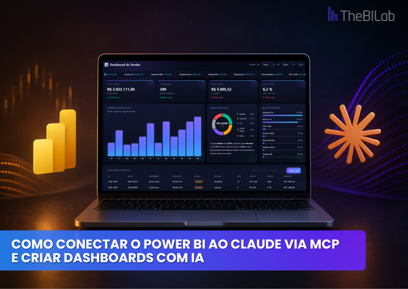 Como Conectar o Power BI ao Claude via MCP e Criar Dashboards com IA