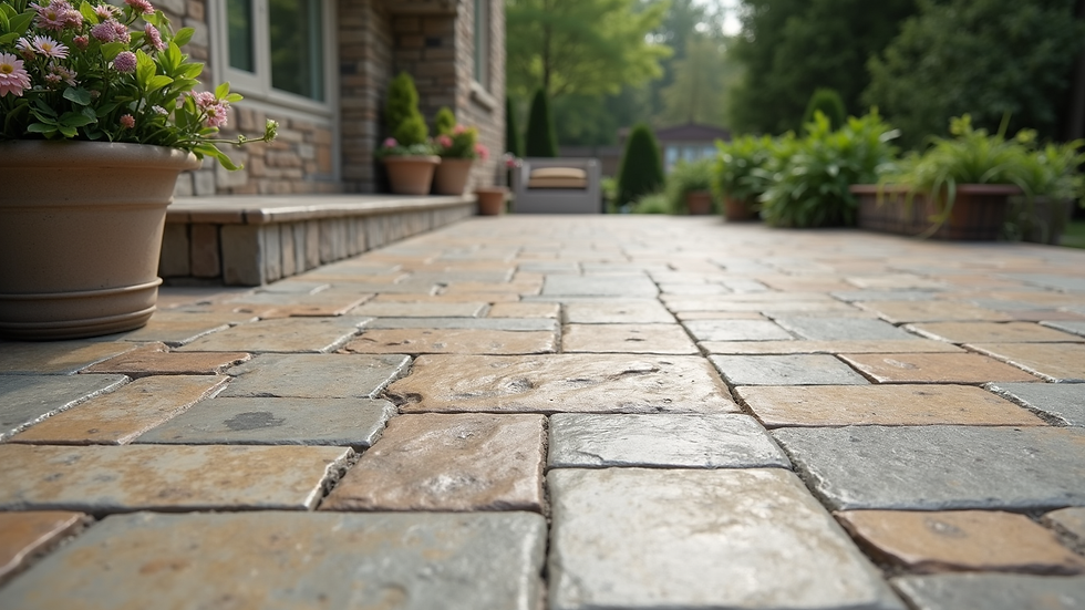Decorative Stamped Concrete Patios for Elegant Outdoors