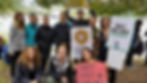 DeGrella (right) and her Opsis colleagues showed their commitment to sustainability by marching in Global Climate Strike events in Portland on Sept. 20 -- Opsis Photo