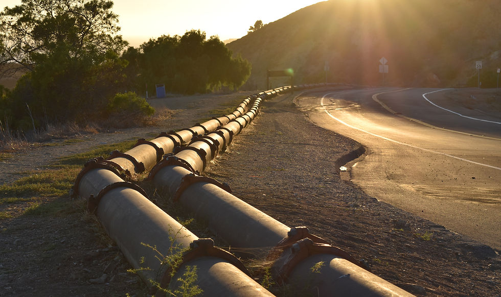 LASAN Pipes in Palos Verdes Slide zone