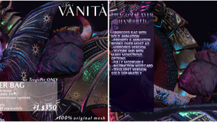 Tutto è Vanità - Dragon Slayer Bag
