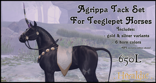 . Heraldic . - Agrippa Tack Set