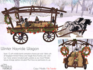 Teegle - Winter Hayride Wagon