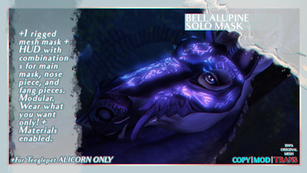 Tutto è Vanità - Bellalupine Solo Mask